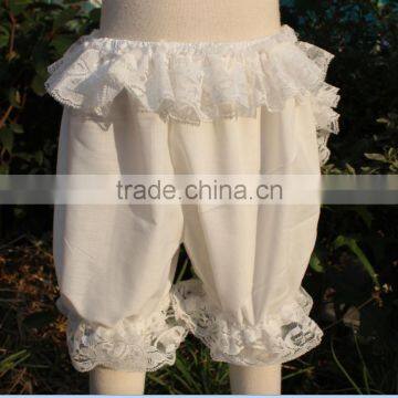 New Design Baby Ruffle Shorts Girl Clothes With Lace Rice Wholesale Price photo-3