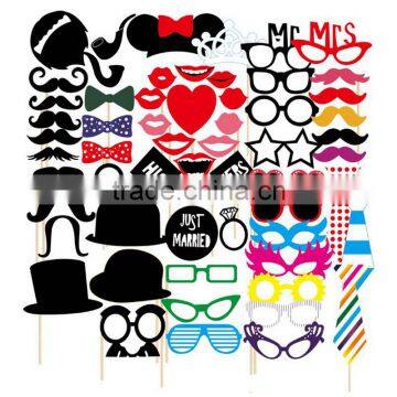 Wedding Party Photo Booth Props Dress-up Photo Booth Props Party Favors Celebration Party Masks photo-4