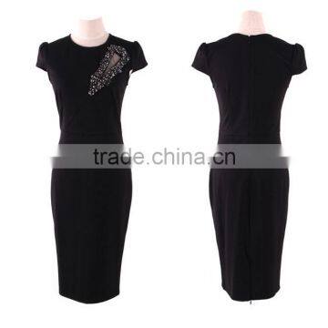 Maxnegio Lace Sleeve Waist-controlled Bodycon Girls Short Prom Dresses photo-4