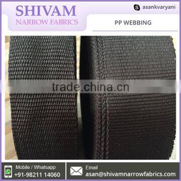 Fine Finishing Premium Quality PP Webbing at Factory Price