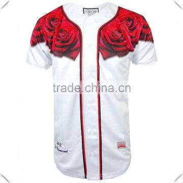 top quality fashion button down baseball jersey dress custom made wholesale for men streetwear