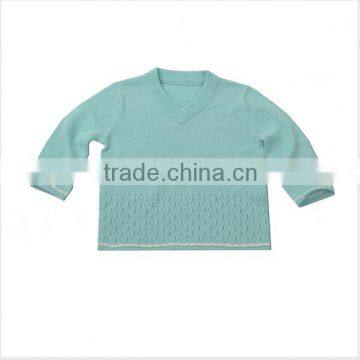 Baby clothes wholesale price knitted kids pullover sweater