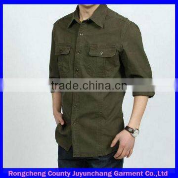Factory Wholesale Customized Cotton Uniform Workwear Blouses photo-2