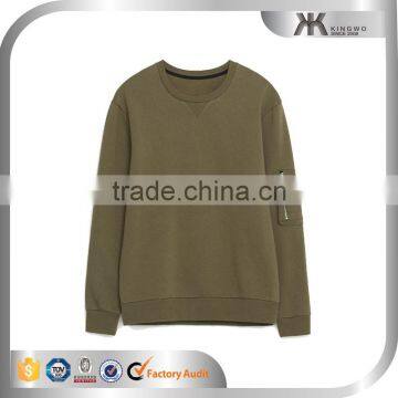Wholesale Winter Custom Mens Blank Long Sleeves Crewneck Sweatshirt photo-2