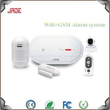 APP operation WiFi and GSM LoRa Zigbee wireless home alarm systems support IP camera