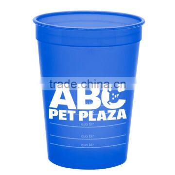 USA Made 16 oz Smooth-Sided Measuring Cup - features measurements on the side and comes with your logo