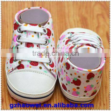 Strawberry Printed Baby Girl's Sportschuhe photo-2