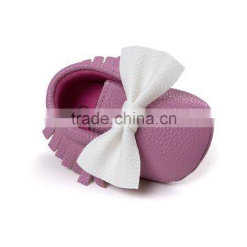 2 Colors Matching Pu Baby Moccasin, Colored Moccasins photo-4