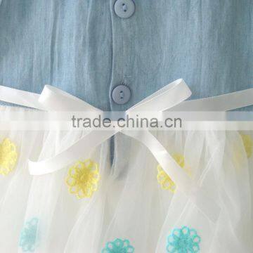 2017 Fanshional Lace and Tulle Dress Baby Sleeveless for Girl photo-5