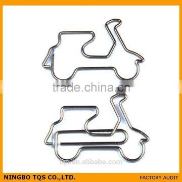 Fancy Metal With PVC Coat Traffic Bicycle Paper Clip photo-6