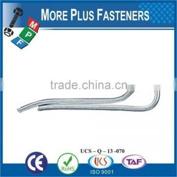 Made In Taiwan Bright Zinc Stainless Steel Zinc Finish Steel Hammerlock Cotter Pin photo-3