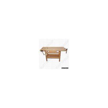 W61-WB-13BE WOODEN BENCH WITH FIRM CONSTRUCTION AND SOILD CLAMP GERMAN BEECH MATERIAL