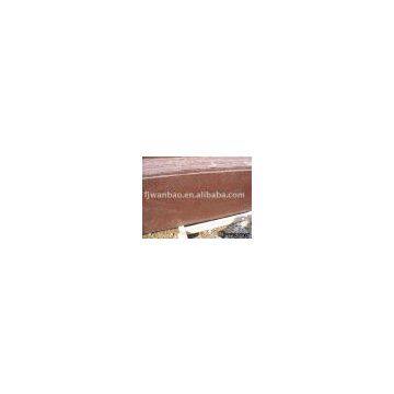 Imperial red granite slab