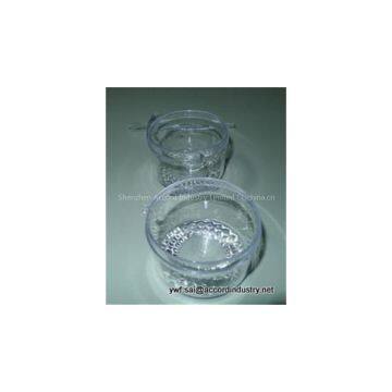 The plastic injection mould of warning light shade