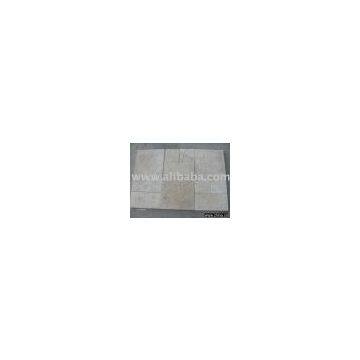 French Pattern Tumbled Travertine Set