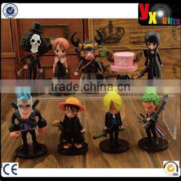 One Piece 9pcs/1set Anime One Piece Figures the Straw Hats Luffy/roronoa/zoro/sanji/chopper Figure Toys