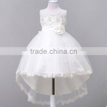 kids clothes fashion show beautiful evening party pure color children prom dresses