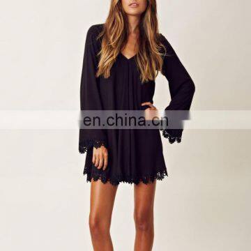 CHEFON Polyester black imported dresses fashion