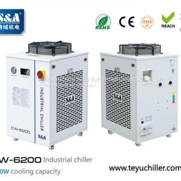 S&A water chiller system CW-6200 with 5.1KW cooling capacity