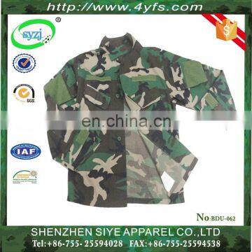 Wholesale Factory OEM Army Tactical BDU Camouflage Military Uniform/American StyleBattle Dress Uniform