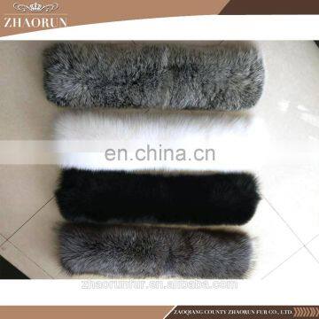 70*20cm extra large natural fox fur collar real fox fur scarf for women