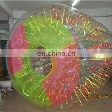 Shinning colorful inflatable water roller