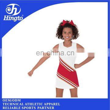 Royal Metallic cheerleader uniform cheer outfit wear top