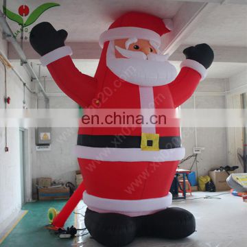 Guangzhou manufacture Santa Claus mascot christmas inflatable