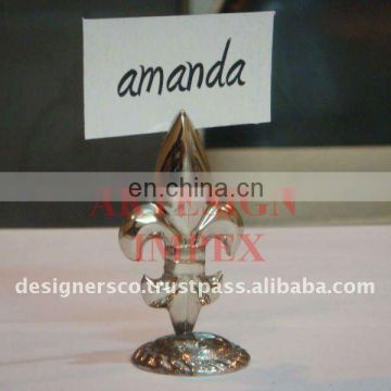 Fleur di lis Place Card Holder