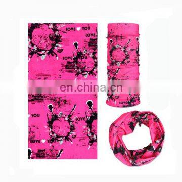 custom promotional Microfiber seamless Bandana for Sports Motorcycle Riding Biking Cycling