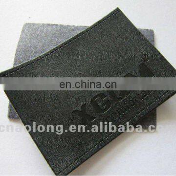 Custom Embossed and Printed Logo PU Imitation Leather Labels, Leather Patches for Clothing photo-5