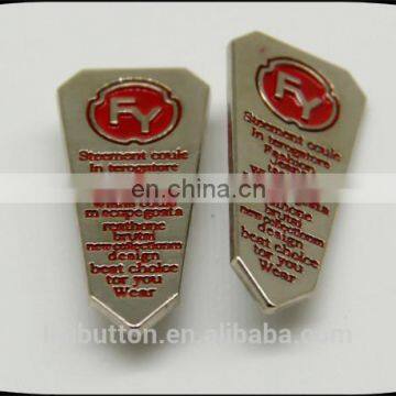 Wholesale Custom Metal Button in Garment, Circle Painted Clothing Label photo-6