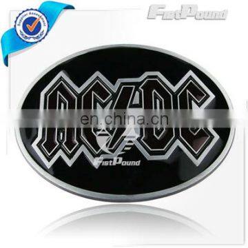 Custom ACDC Oval Anti-silver Belt buckle