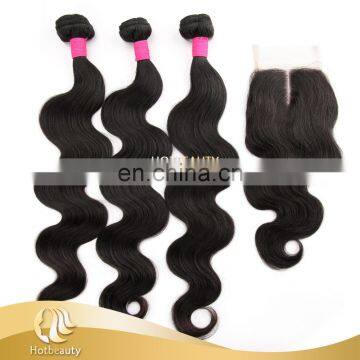 Top Quality Hot Sale Unprocessed Brazilian Body Wave Human Hair Extension