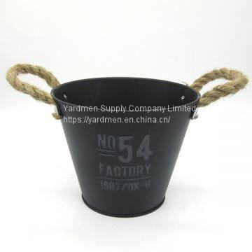 2018 Cheap Price Metal Flower Bucket Garden Pot photo-2
