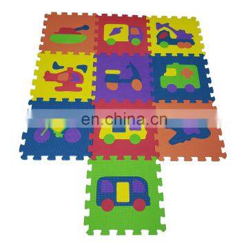 Melors EVA Vehicle Children Educational Toys Car Puzzle Mat