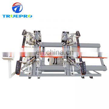 Vertical four point Upvc window welding machine for welding window