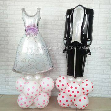 wedding dress balloon wedding decoration balloon foil balloon helium balloon hotsale