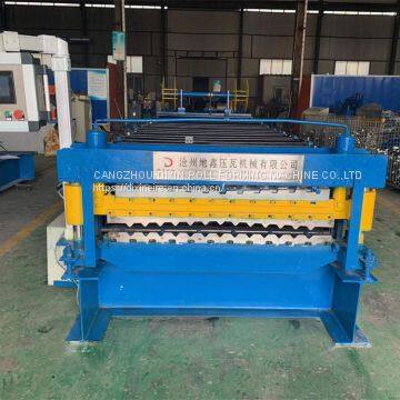 Double Layer Roof Automatic Tile Roll Making Forming Machine for Trapezoidal Type photo-3