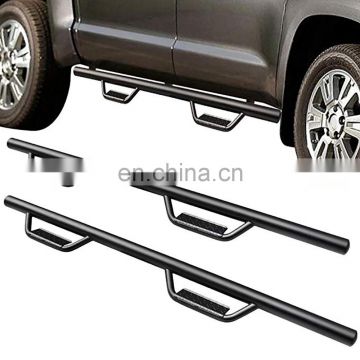 Side Step Running Board Nerf Bar Black B For 2007-2020 Toyota Tundra Crew Max