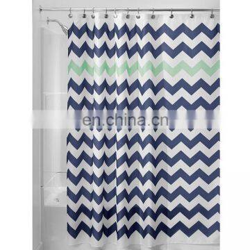 Wave Pattern Different Color Customized Shower Curtain