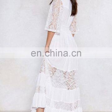 2019 летнее платье для женщин на пляж, купальник-кафтан, ленточка для купальника с кружевными вышивками, длинное пляжное платье, кафтан, купальник-кафтан, парео photo-3