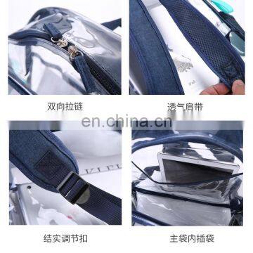 New Cold Resistant Transparent Waterproof PVC Backpacks Beach Clear Backpack photo-5