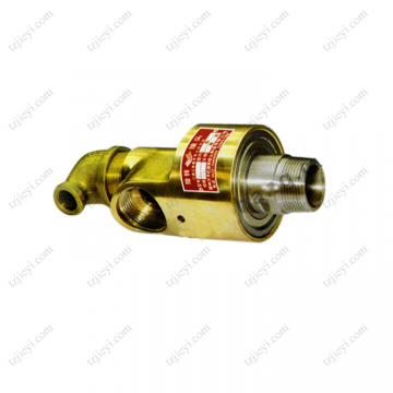 1'' G thread connection duoflow design inner tube fixed brass housing high speed rotary joint for cooling water, hydraulic oil, air