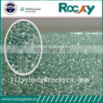 China High Quality Decorative Tempered Cracked Glass Broken Glass Table photo-3