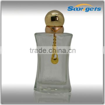 SGBL003 China Wholesale Customized Design Atomizer Perfume Bottle with Golden Cap