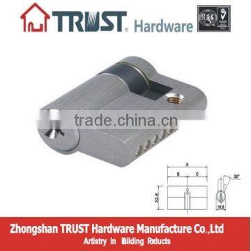 HF-A40SN:Trust Euro Profile Brass Half euro lock cylinder