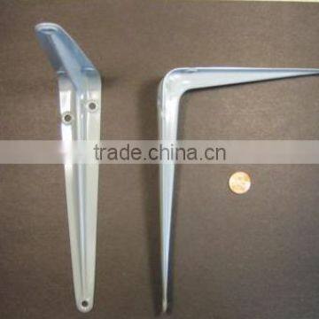 Angle metal shelf bracket with powder coating
