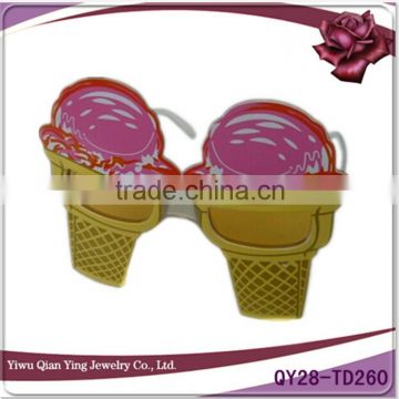 Fancy ice cream shaped cheap party glasses