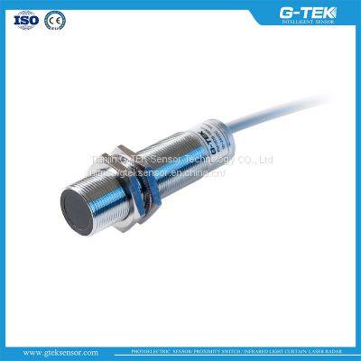 IP67 NPN Infrared Background Suppression Cylinder Type Photoelectric Switch